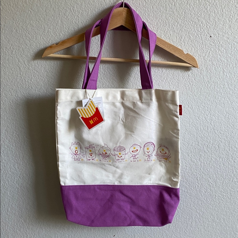 BTS x McDonald’s Saucy Tote Bag Collab McD NWT